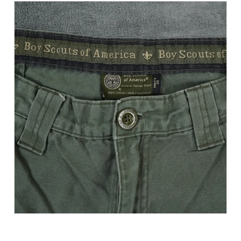 Lot of 3 Boy Scouts of America Cargo Shorts Mens 30 Green Regular Outdoor Hiking